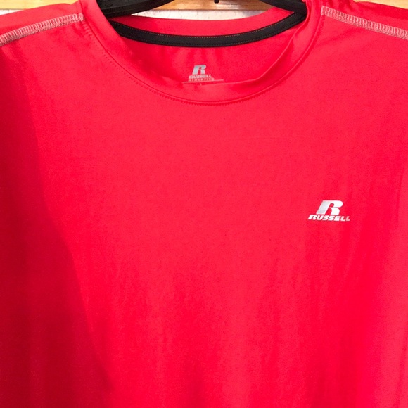 Russell Shirt Dri-Power XL Red Tee - Picture 2 of 9